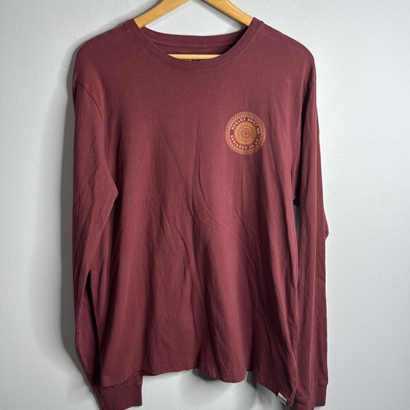 Hurley Everyday Naturals Long Sleeve Graphic T-Shirt NWT Large - Picture 2 of 6